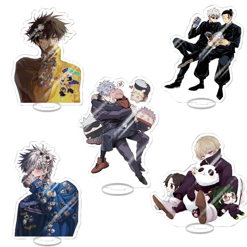 

Jujutsu Kaisen Couple Standee Anime Stand Model Plate Decoration Desk Figure Display Friends Gift Cartoon Prime Products New