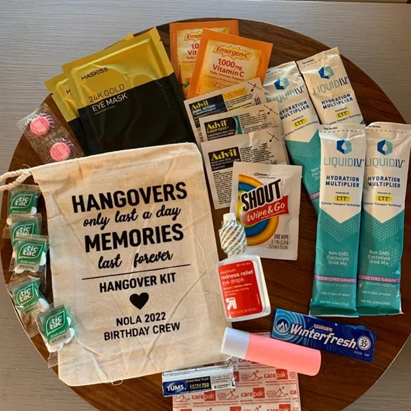 20 قطعة فقط في أكياس كيسو - أكياس مجموعة أدوات التعليف - طباعة مخصصة للحفلات - حقيبة أكياس برباط