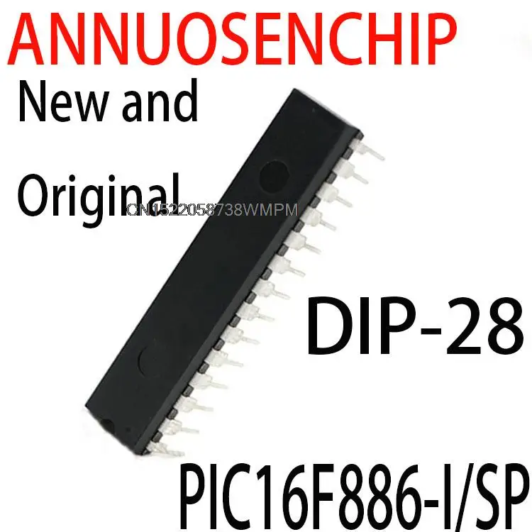 

10 шт. новые и оригинальные PIC16F886 DIP-28 MCU PIC16F886-I/SP