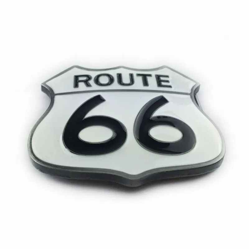 ROUTE 66 gesper ikat pinggang kasual modis gaya Barat gesper sabuk