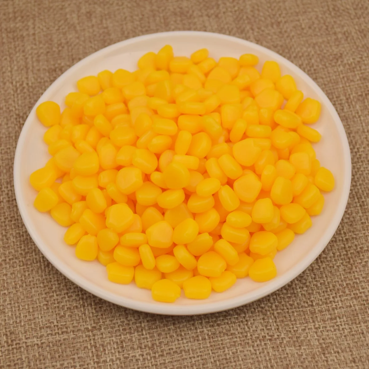 50g/100g Simulated Corn Kernels, Traditional Snacks, Corn Kernels accessories, PVC Material, Simulated Food Mode