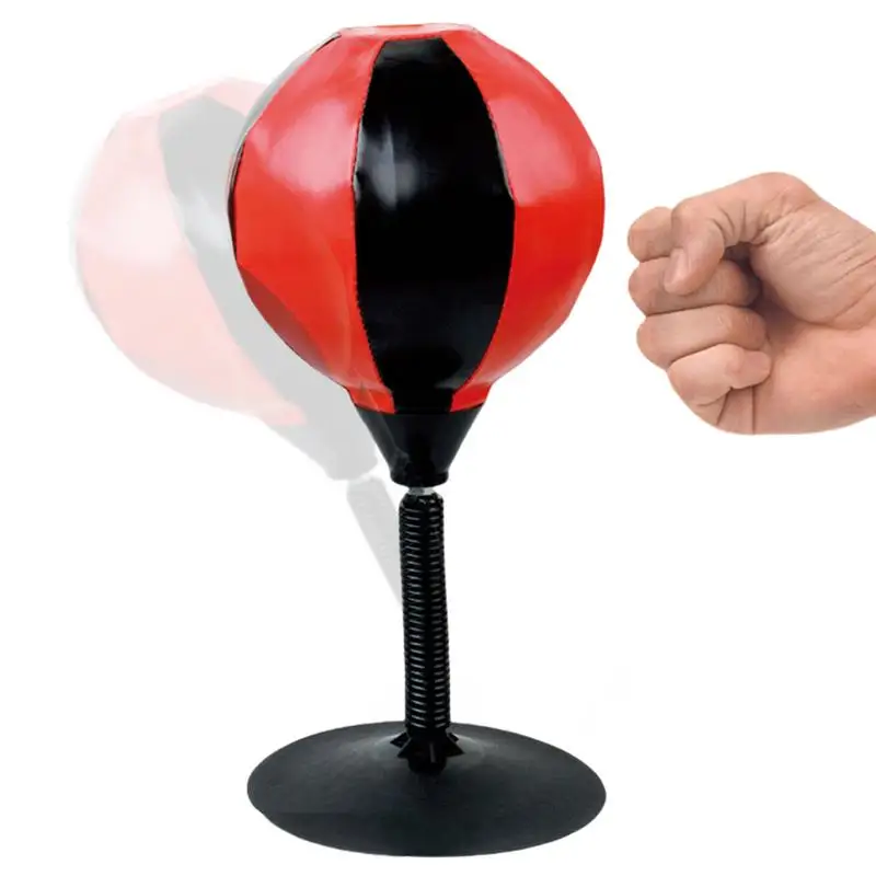 

Desktop Punching Bag Suction Cup Punch Speed Reflex Bag Pressure Buster Desktop Punching Bag For Kids Teenagers Adults Coworkers