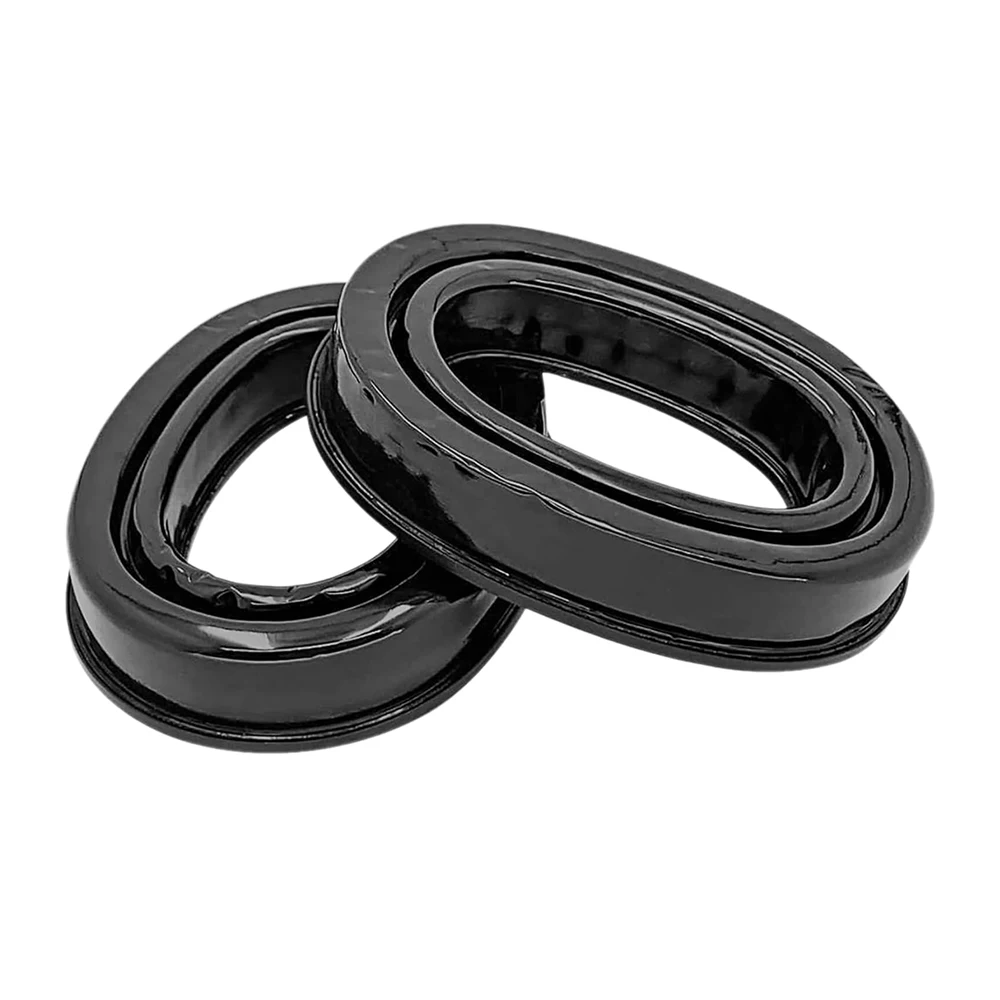 1 par de almofadas de ouvido de gel de sílica, compatíveis com 3m peltor, kit de almofada de substituição para proteção de protetores de ouvido