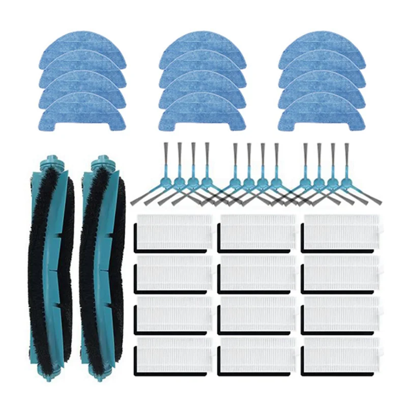 A76G-For Conga 2499 Ultra Home Advanced Main Side Brush Hepa Filter Mop Cloth Dust Bag Accessories Replacement Parts