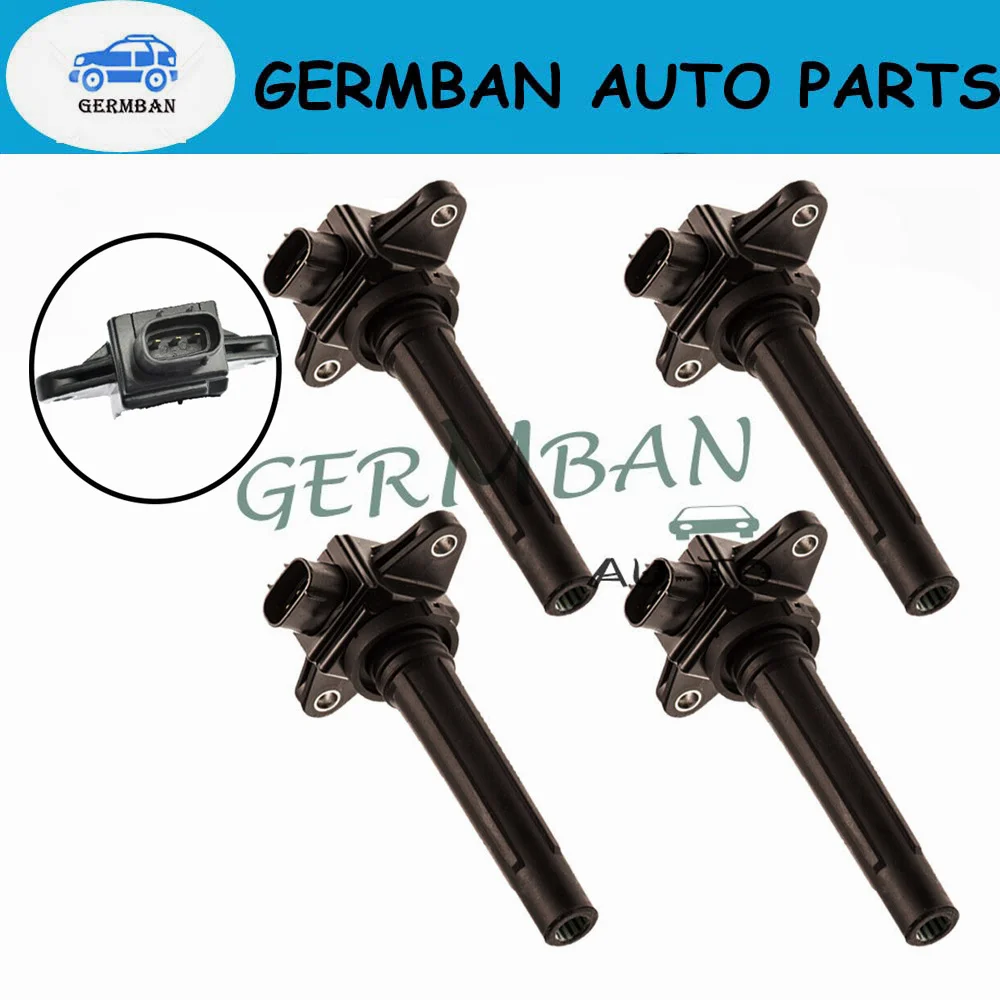 100% New 4x Ignition Coil H6T11272 For Yamaha WaveRunner VX FX Cruiser LTD HO SHO SVHO 6S5-82310-00-00