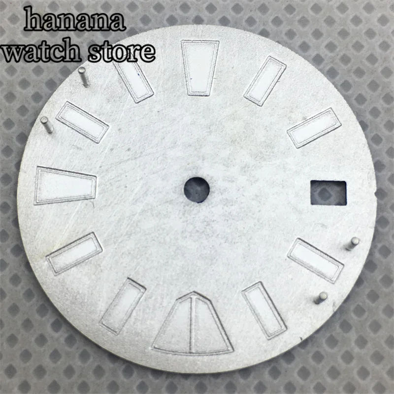 قرص بليغر مع توهج أخضر للحركة ، أزرق متدرج ، 3 حلقات ، تاج ، NH34 ، NH35 ، NH36 ، 29