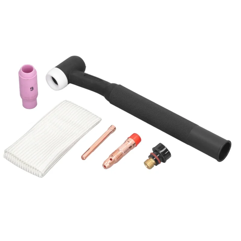 1 Set 6Pcs TIG Welding Torch Kit Fast Arcing Clean Cuts Copper Head ABS Handle Plasma Cutter Torch For WP17