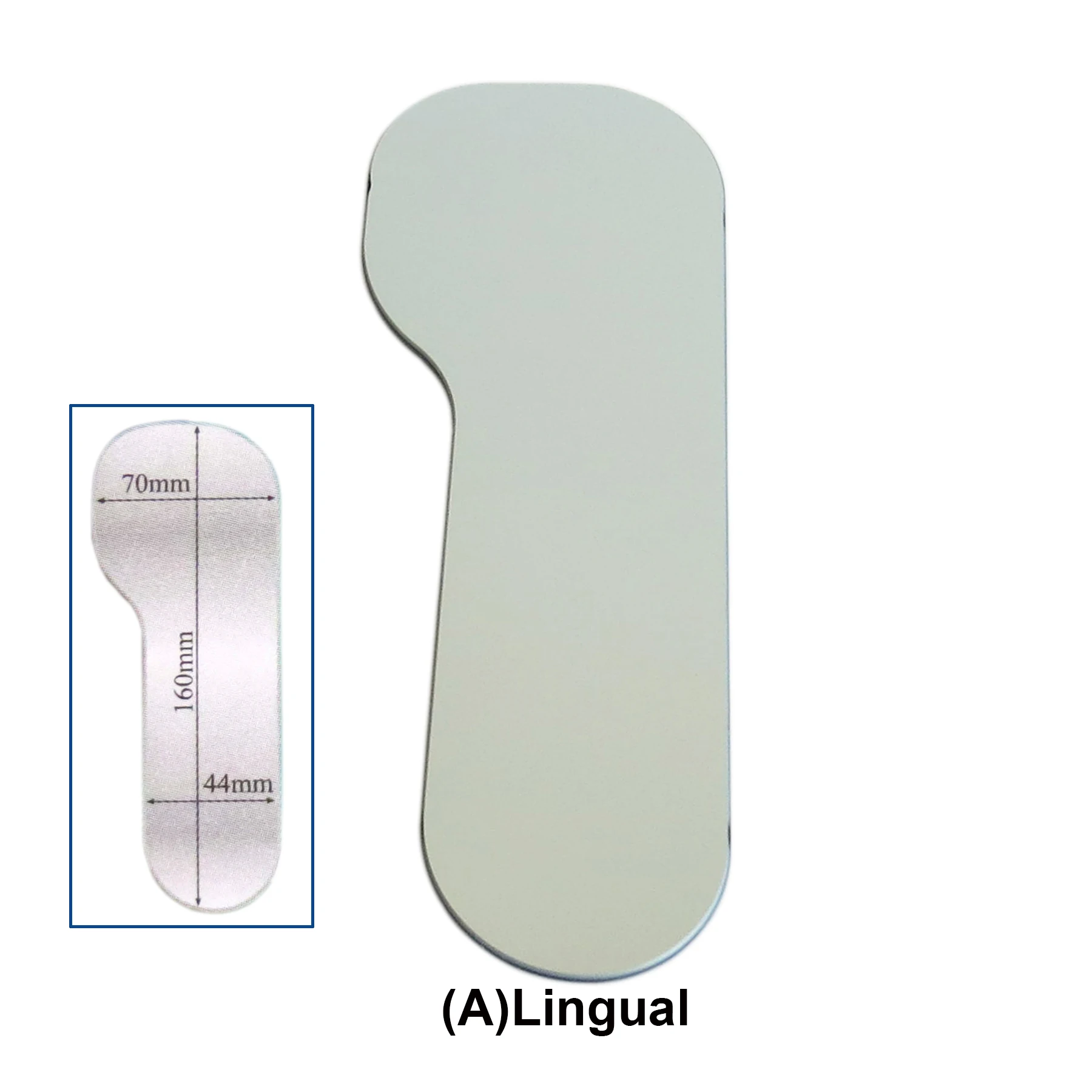 YAHONG Dental Double-Sided Glass Photo Mirror Intraoral Photographic Oral Orthodontic Lingual Buccal Occlusal 5 Sizes