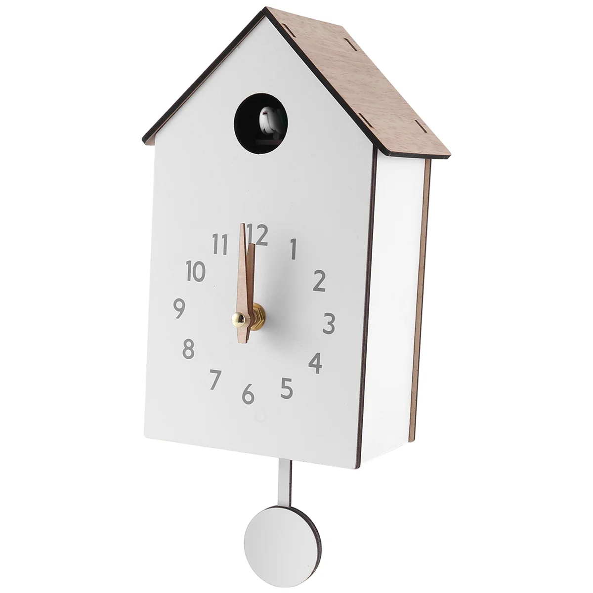 Reloj colgante de pared de cuarzo con diseño de pájaro de cuco moderno, reloj de pared de cuarzo con temporizador para decoración del hogar y la Oficina