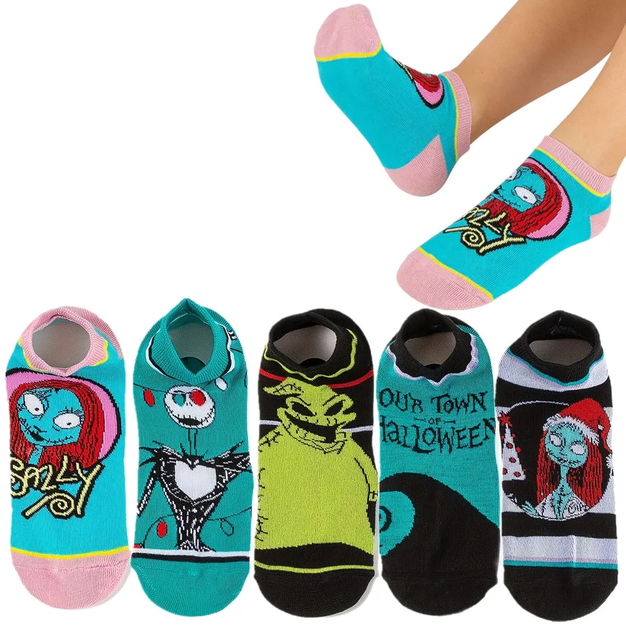 

5/10 пар повседневных носков с героями мультфильмов для мужчин и женщин, аниме, хип-хоп, уличные модные новые носки