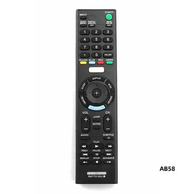 2X Smart TV Fernbedienung Für Sony Rmt-Tx102u Für Rmt-Tx100d Rmt-Tx101j Rmt-Tx101d Rmt-Tx100e Rmt-Tx101e Rmt-Tx200