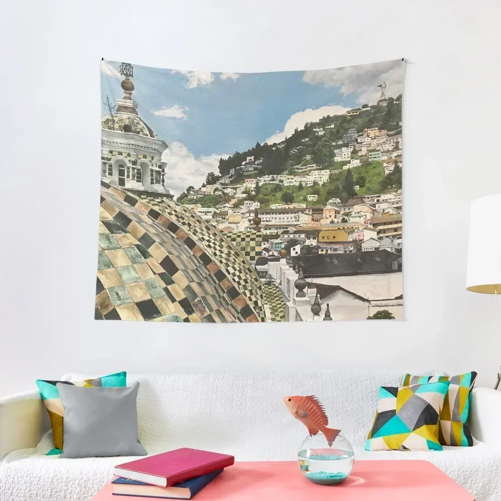 Overlooking Quito, Ecuador Tapestry Custom Decoration Pictures Room Wall Decorative Wall Tapestry