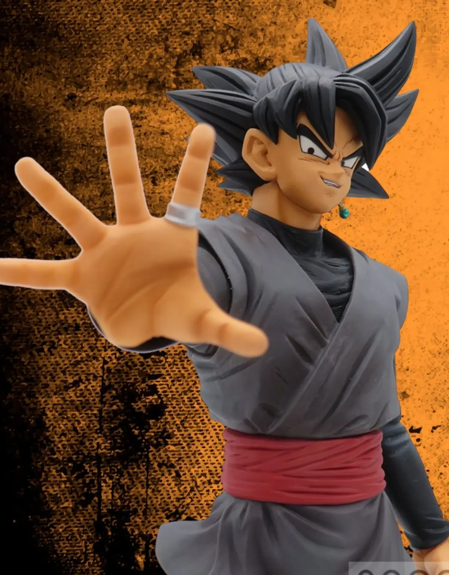 Bandai-Original Anime modelo brinquedos para meninos, figuras de ação, boneca de coleção, Grandista, Nero, Dragon Ball, Super Black Goku, Em Stock