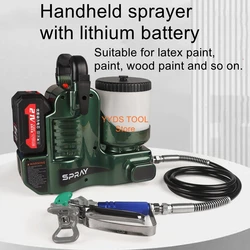 Handheld sprayer can be used for home improvement latex paint spray paint repair DIY lithium battery models small sprayer