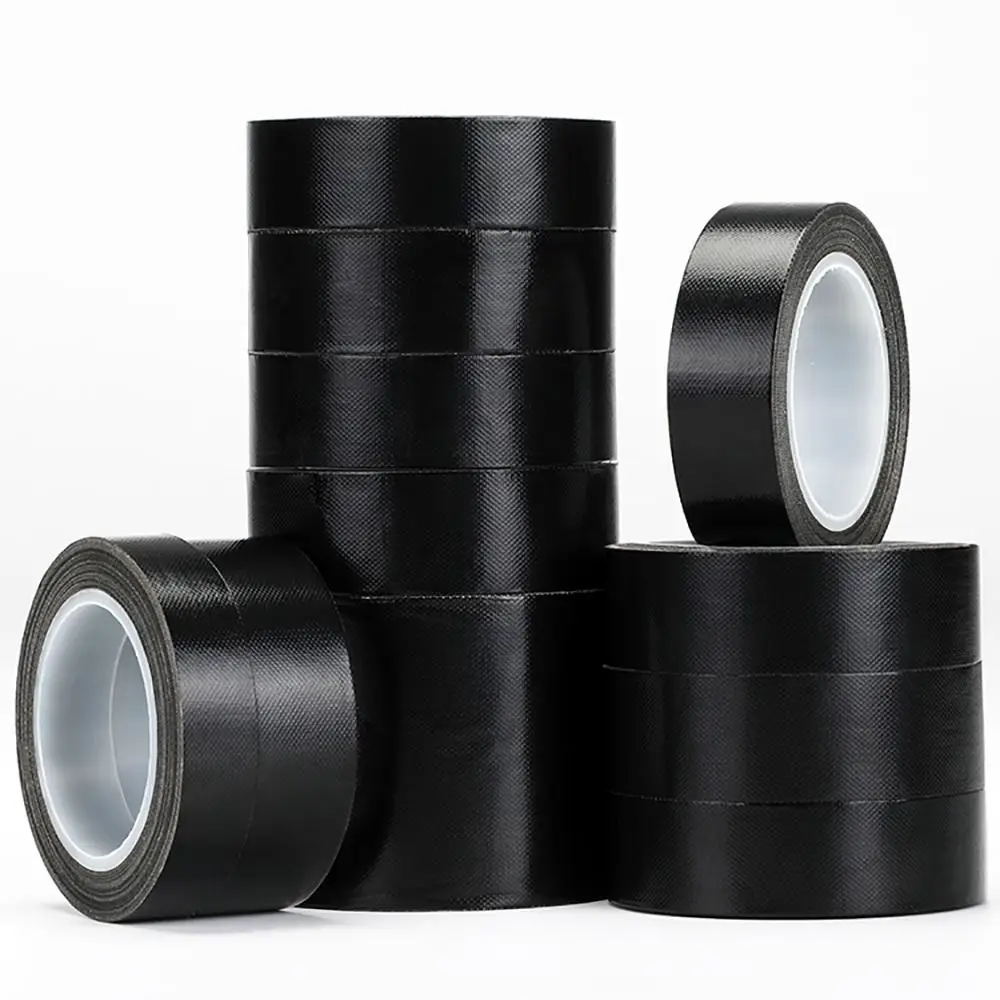 10M/Roll Waterproof Insulation Cloth Vacuum Sealing Machine Black PTFE Tape Welding Adhesive Tape