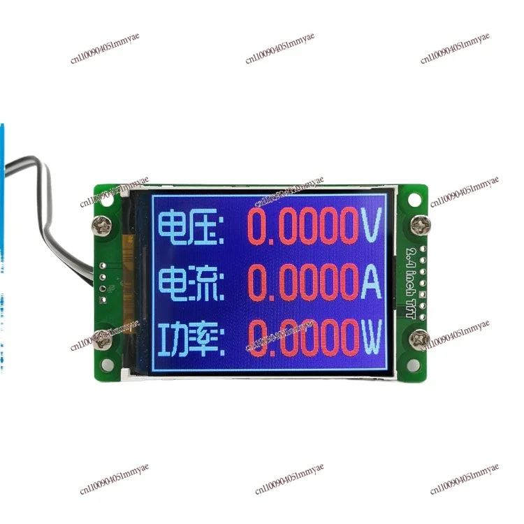 

Four-digit Voltmeter Ammeter Color Screen with Power DC Power Meter 50V10A500W Color Screen Display