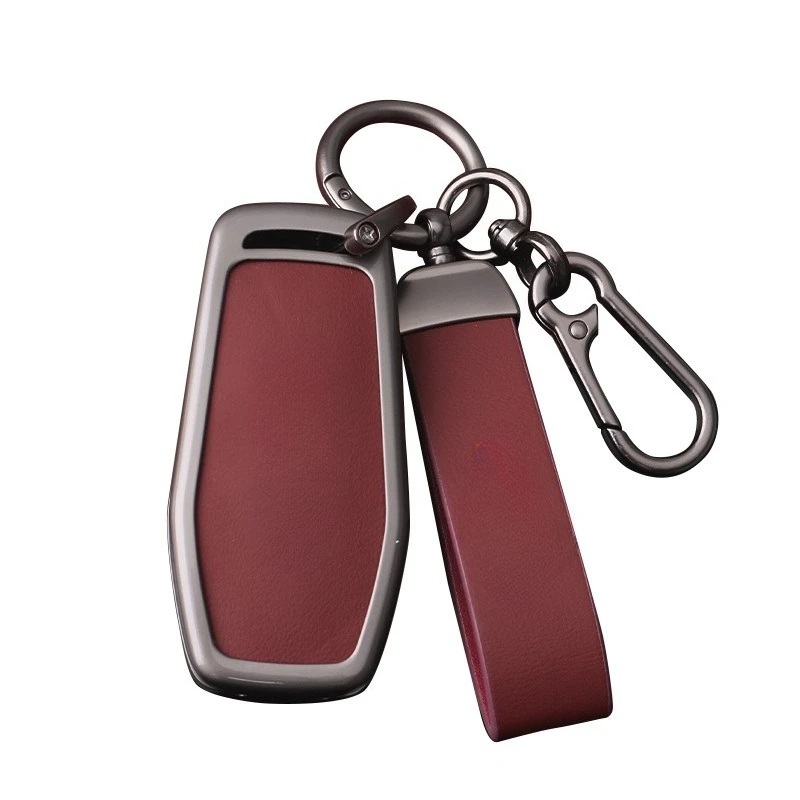 Premium Zinc Alloy Key Cover Case for Ford Escort/Focus/EcoSport/Kuga/Edge/Mondeo/Fiesta - Protective Key Fob Shell Keychain