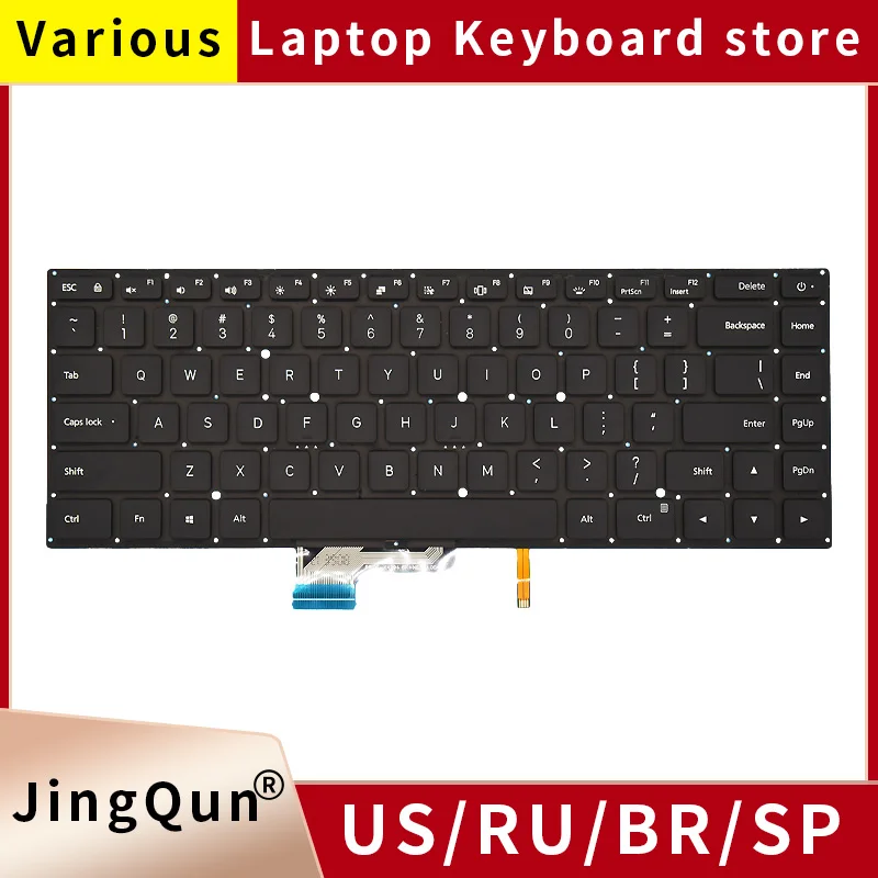 New US Keyboard Backlit For Xiaomi Mi Notebook Pro 15.6