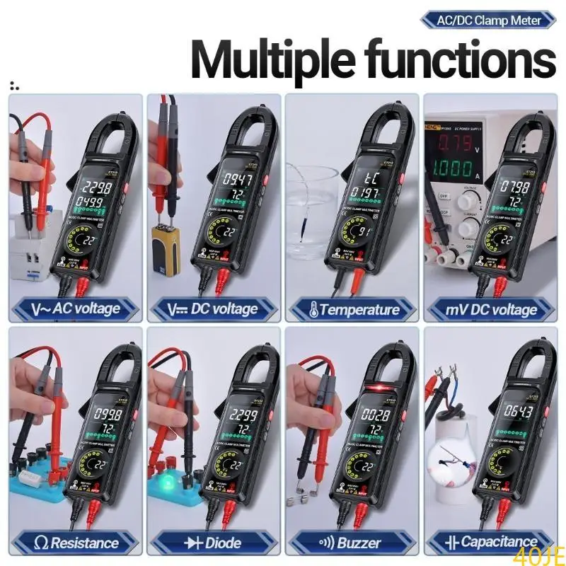 

40JE Digital Clamp Meter Current Tester with Backligt
