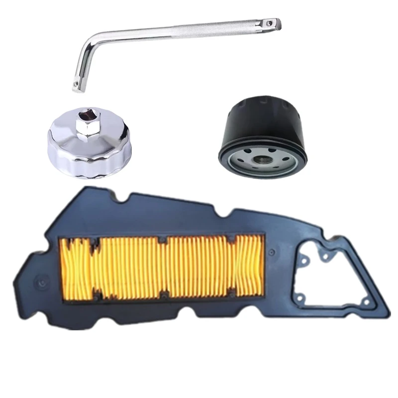 

Scooter Air Filter Oil Filter For LIFAN KPV350 LF350T Cap Type Oil Filter Installation and Removal Tool Replacement Parts