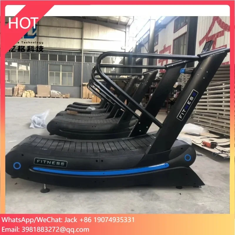 Cinta de correr manual curvada comercial de la mejor calidad con cinta de correr Woodway de mejor precio YG-T011
