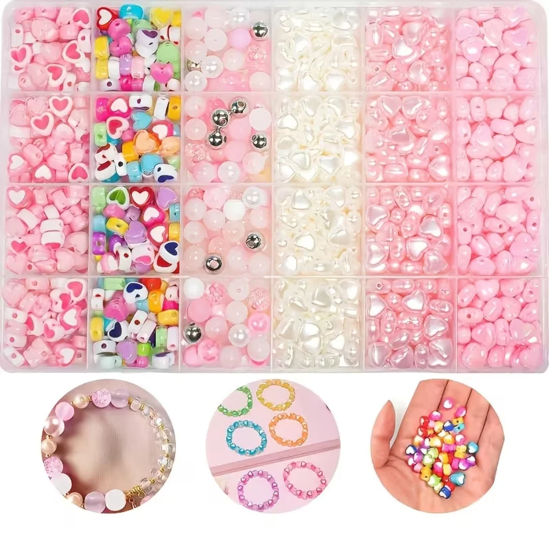 conjunto-de-600-pecas-com-24-caixas-de-coracoes-e-contas-redondas-contas-acrilicas-rosa-pulseira-diy-colar-brincos-presente-de-natal