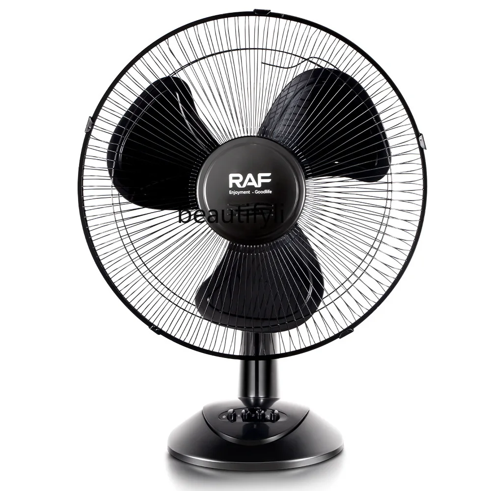 

Modern electric fan Floor fan Household flat fan Desktop removable and washable powerful fan