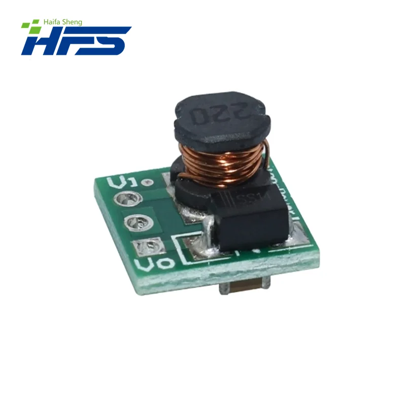 Placa Step-Up do conversor do impulso da tensão do módulo do poder, 0.9-5V a 5V, DC-DC, 1.5V, 1.8V, 2.5V, 3V, 3.3V, 3.7V, 4,2 V a 5V
