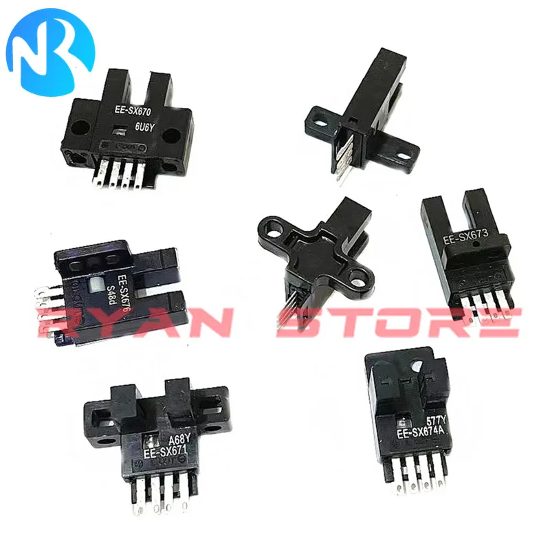 5PCS Photoelectric Switch Sensor EE-SX670 671 672 673 674 EE SX670A 671A 672A  671P 672P 673P 674P EE-SX670R 671R  673R  PNP NPN