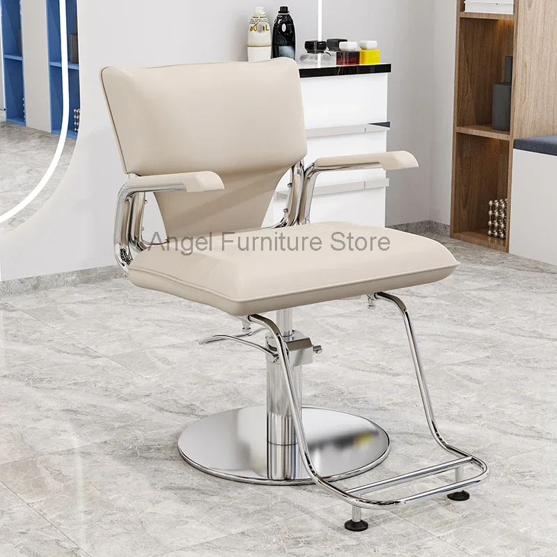 Portable Beauty Barber Chair Personalized Salon Swivel Designed Barber Chair Luxury Barbershop Silla De Barbero Furniture