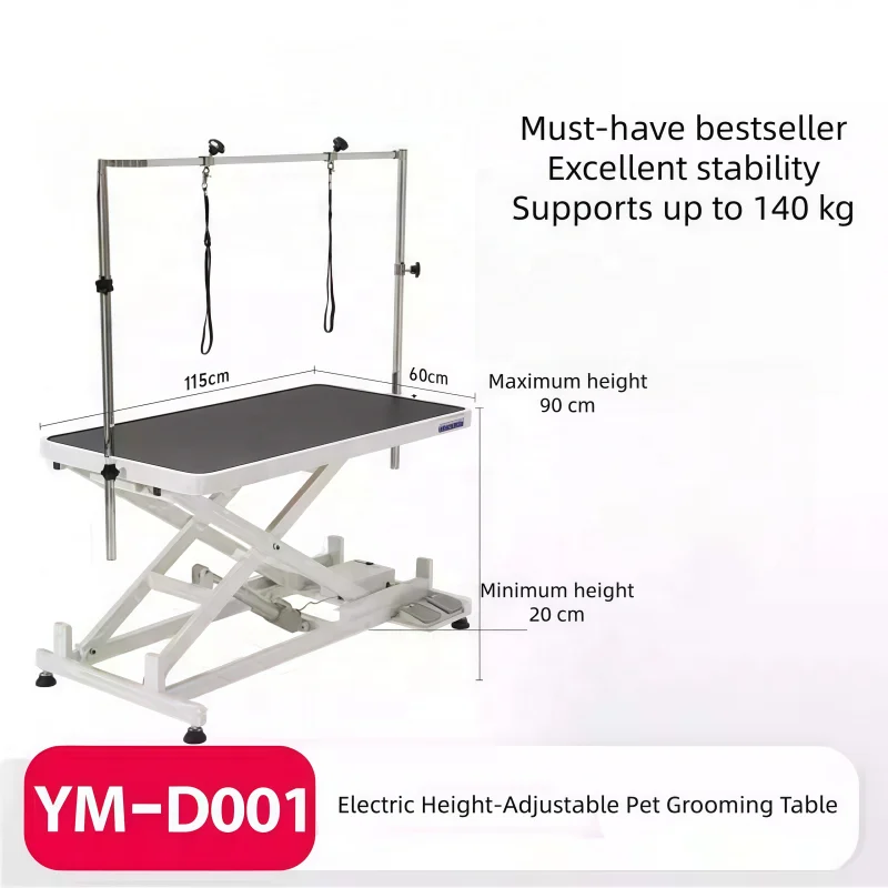 Pet Grooming Table with Electric Height Adjustment Dog Grooming Station for Pet Grooming Salon