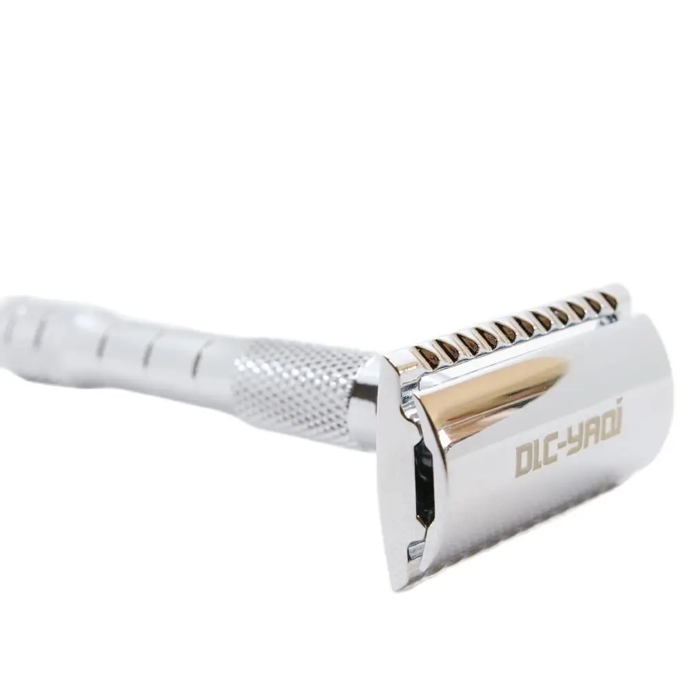 Yaqi Chrome Color Wet Shaving Double Edge Safety Razor Gift Razor Steel Razor Men Shaving Products view 4