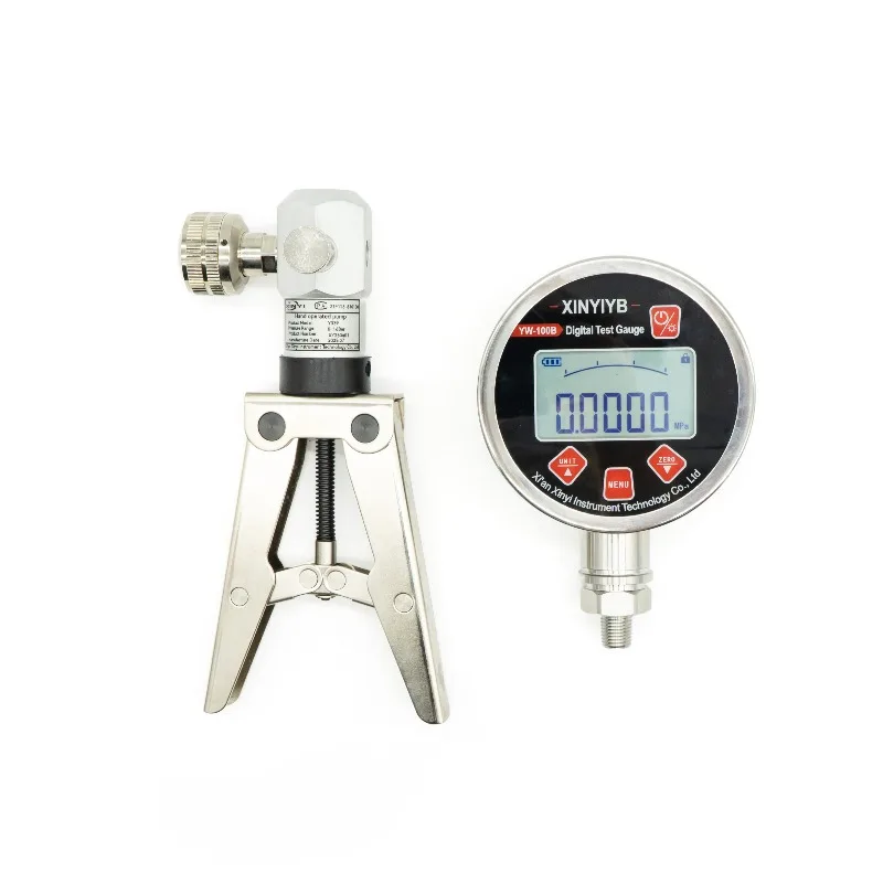 حار بيع نمط عالية الدقة معاير الضغط المحمولة المحمولة 20 بار معايرة الضغط معايرة مضخة هوائية