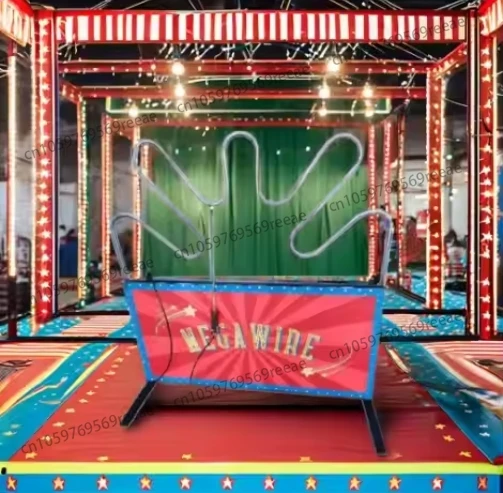 

Commercial Grade Amusement Park Carnival Electric Interactive Reaction Challenge Maze Wire Buzzer Game