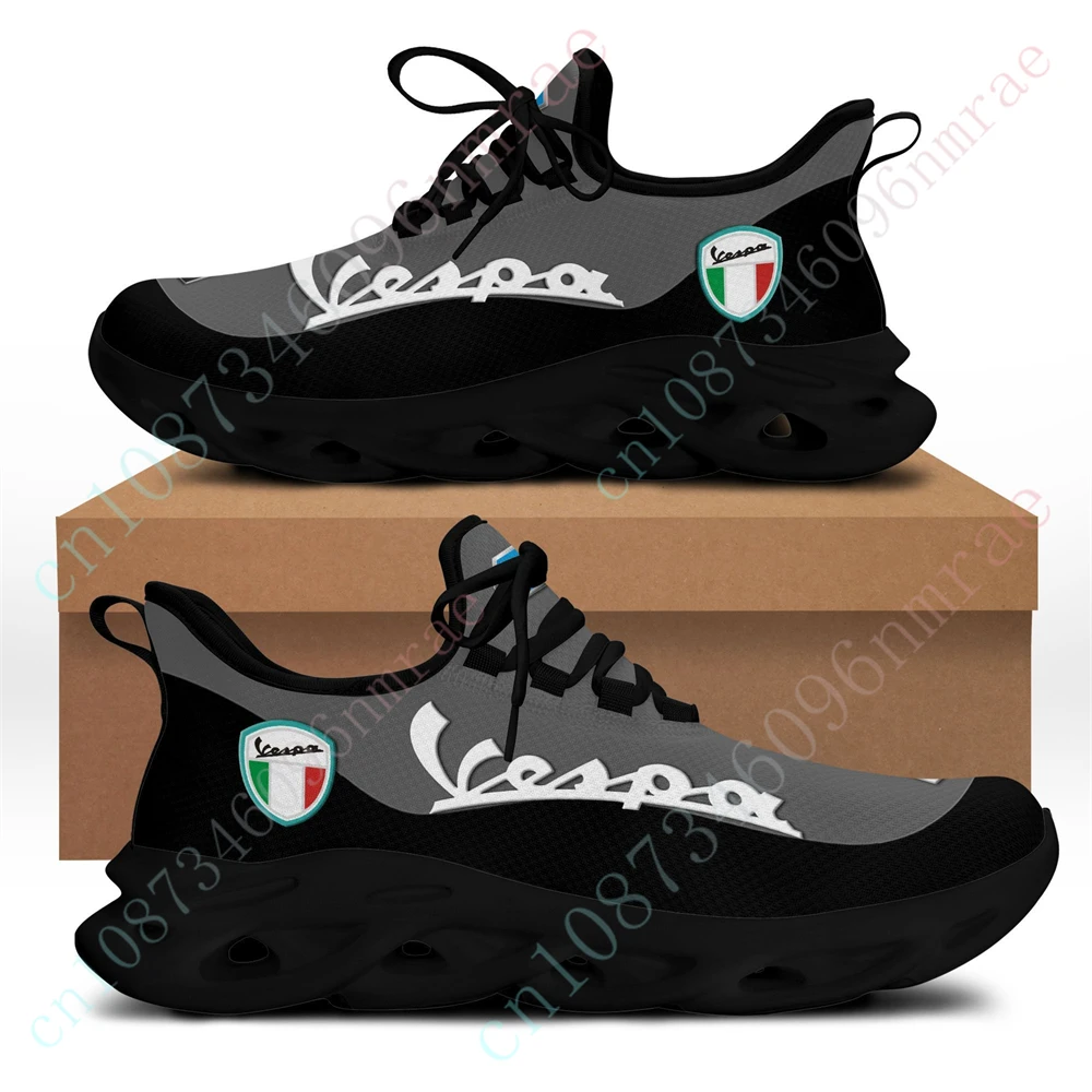 Vespa Men's Sneakers Casual Running Shoes Lightweight Unisex Tennis Big Size Male Sneakers Sports Shoes For Men Custom Logo