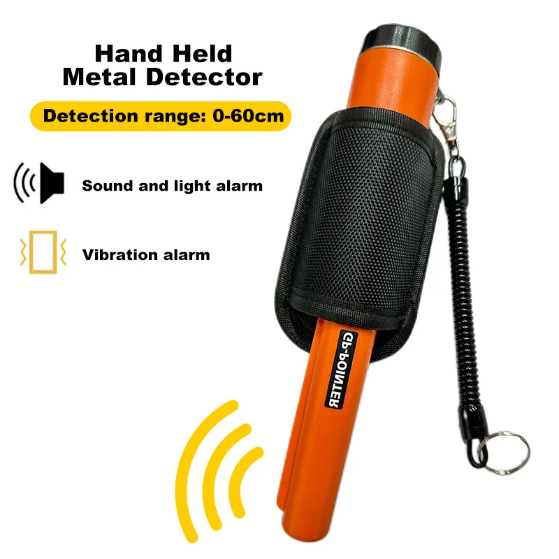 Portable Metal Detector Small Metal Positioning Rod Handheld Metal Detector High Precision 360 °Strong Induction 