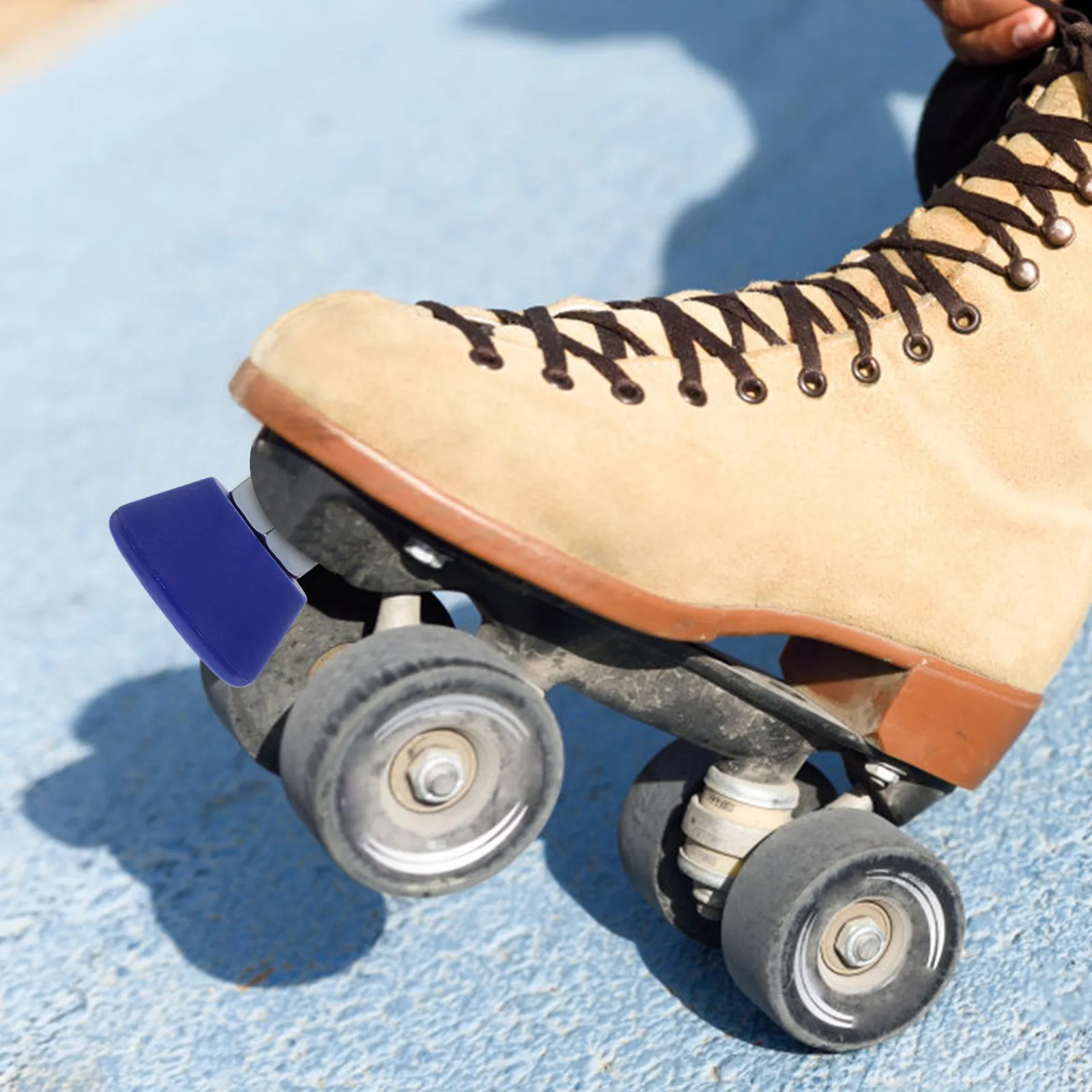 

s Rubber Skate Toe Stopper 5 8 Inch Bolt Adjustable Plug Blue Brakes Roller Skates Brakes Stoppers Jam Plugs Supplies