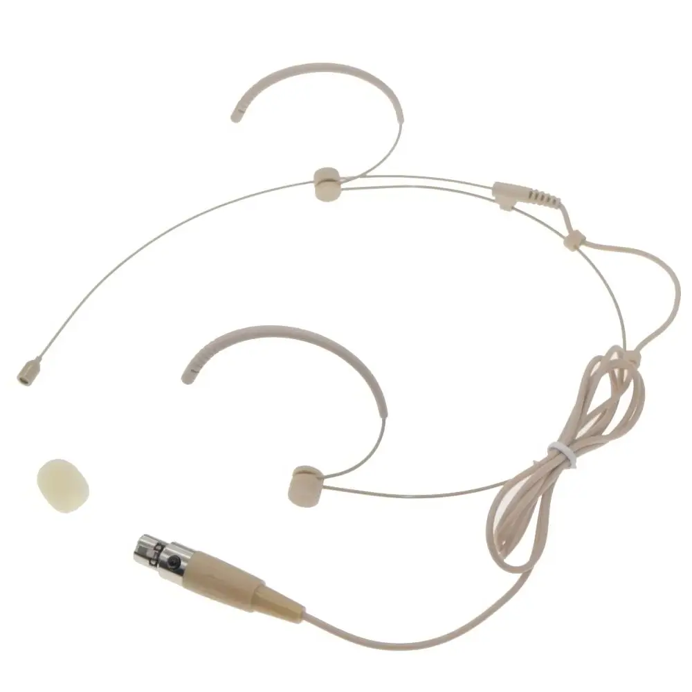 

MX168 микрофон гарнитуры с двумя ушками для беспроводного ремня Shure TQG Mini 4-контактный прочный головной убор