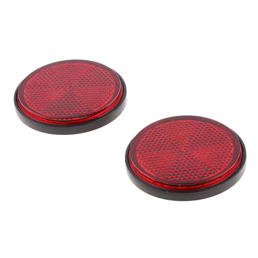 Durable Round Reflectors Marker Plastic Universal Reflector for Motorcycle Luxuries and Custom Parts Motorcycle
