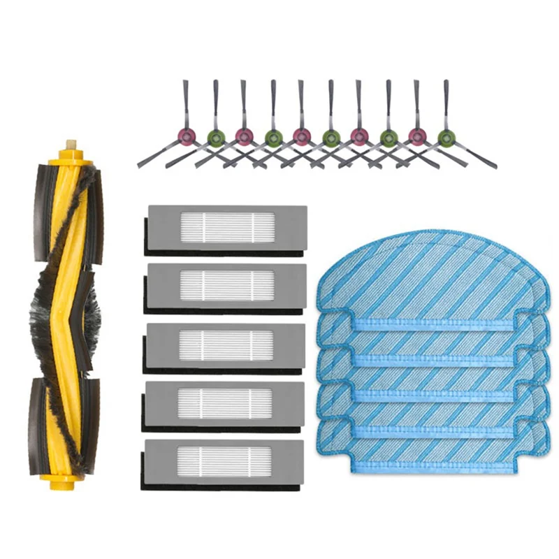 

[NEW!N92R】 For Yeedi Vac / Vac Max / Vac Station / Vac Hybrid / K760 Robot Vacuum Cleaner Parts Main Side Brush Hepa Filter Mop