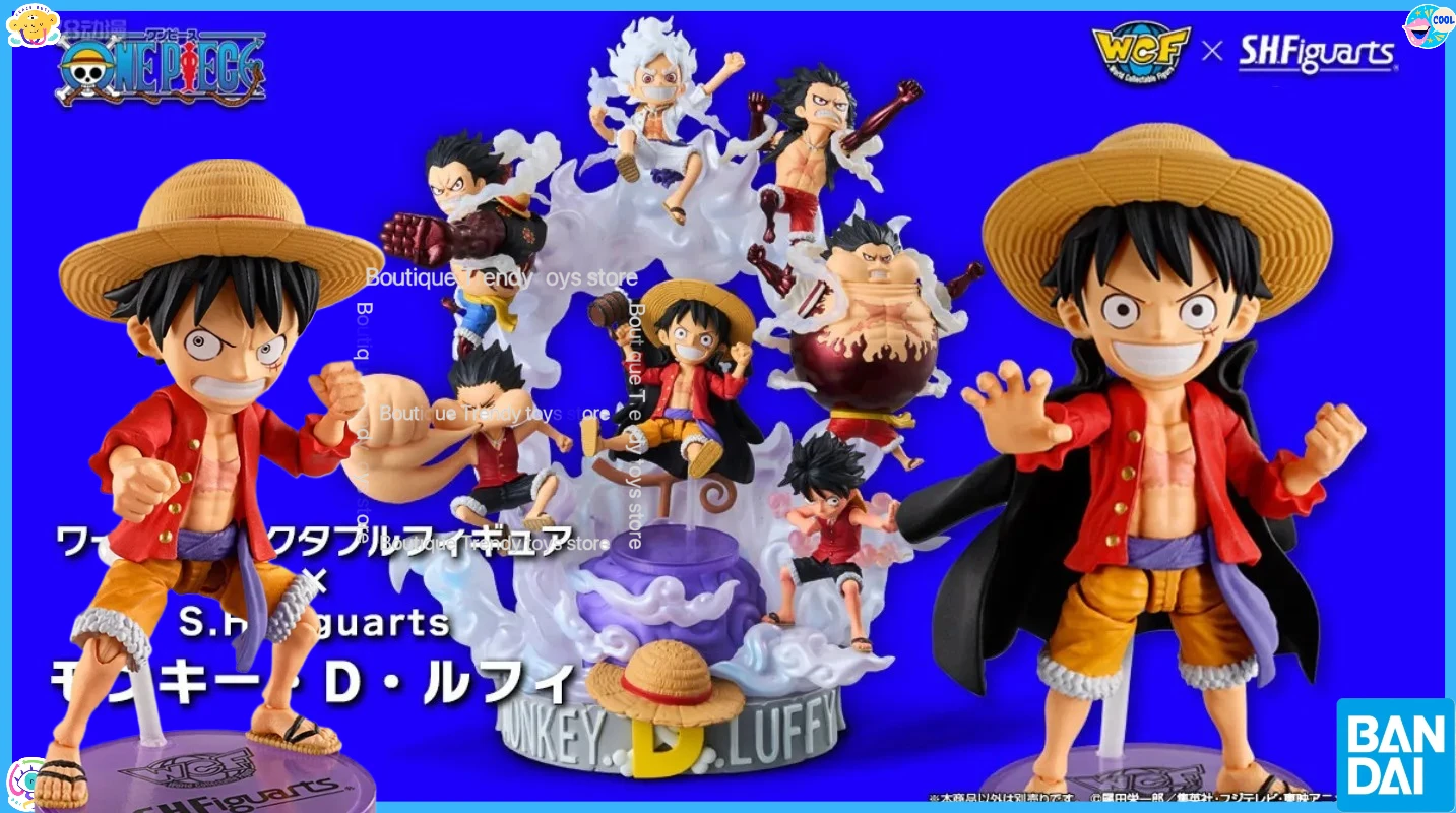 

Bandai Genuine One Piece WCF × S.H.Figuarts MONKEY.D.LUFFY Anime Action Figure Collectible Model Toy Gift