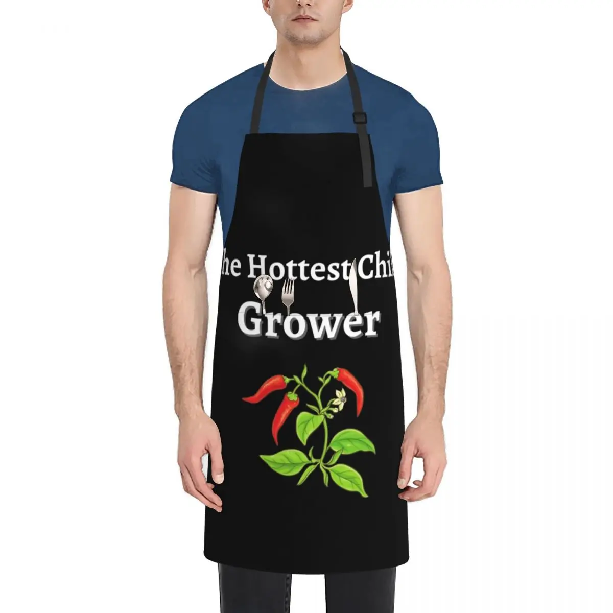 The Hottest Chili Grower Apron Kitchen Items Customizable Kitchen Man Apron