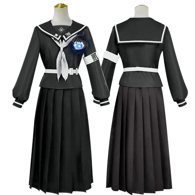 

aa69Аниме The Hundred Line Косплей Sumino Takuya Костюм Amemiya Taemi Sougetsu Eito Shizukahara Hiruko Униформа Костюм для женщин M