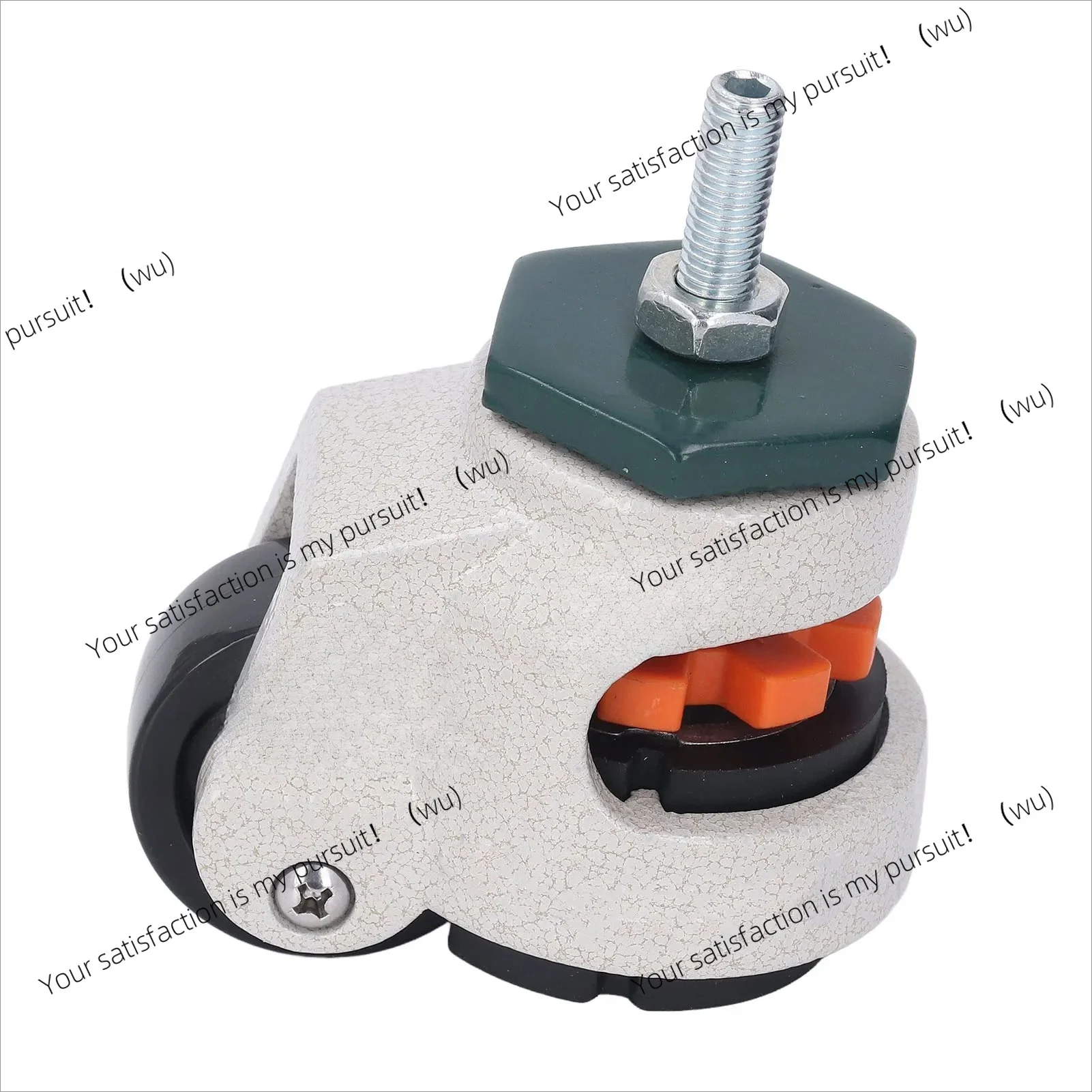 for Leveling Stem Wheel Caster 40mm Outer Diameter M8 Thread Rod Rubber Base Adjustable Height Leveling Machine Stem Caste