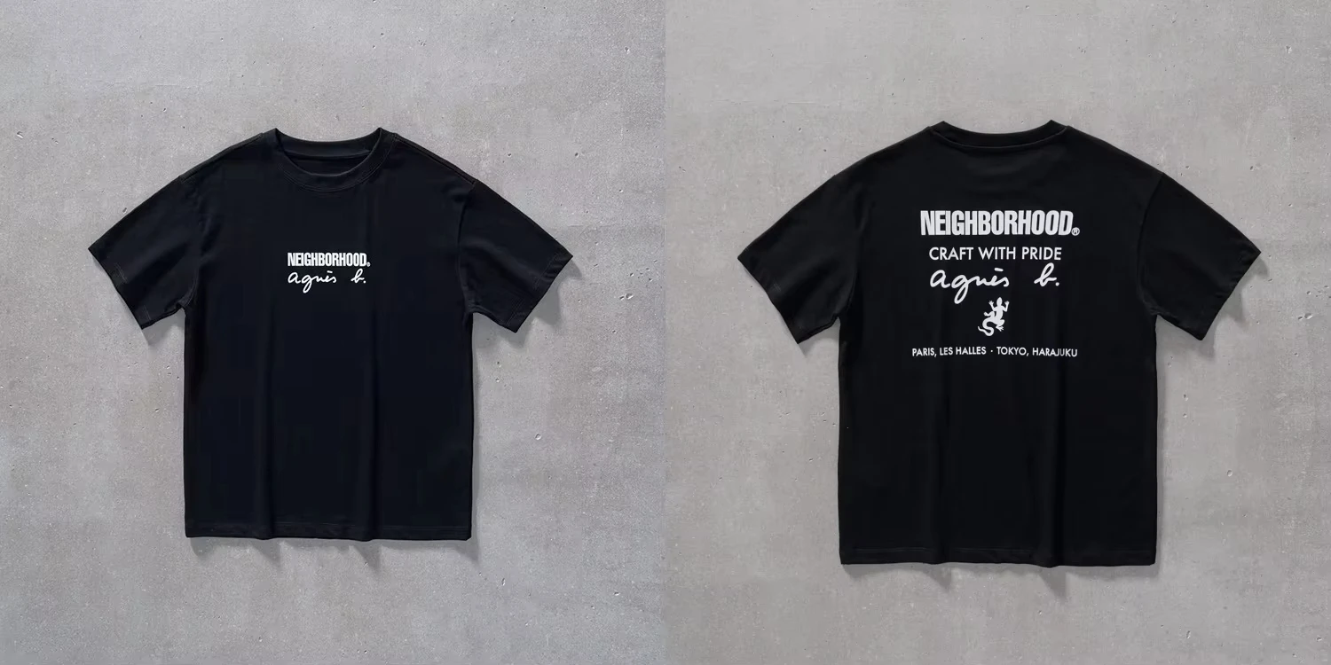 Kollaboratives T-Shirt mit Aufdruck, Kurzarm, Luxusmarke, Lässiges Baumwoll-Oberteil, Atmungsaktiv, Modisches Top für Herren und Damen – Detail 2