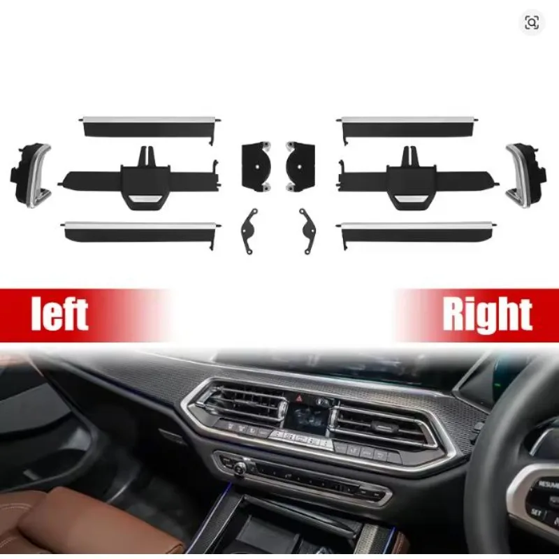 For BMW G05 X5 G06 X6 G07 X7 2019-2021 Central Air Vent Outlet Grille Clip A/C Repair Kit 64119458543 New Original Part