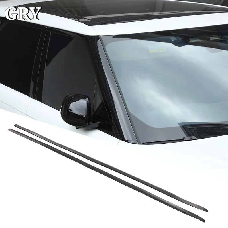 Car Front Glass A-pillar Noise Reduction Sealing Rubber Strip For Land Rover Range Rover Vogue 2023-2026 Exterior Accessories