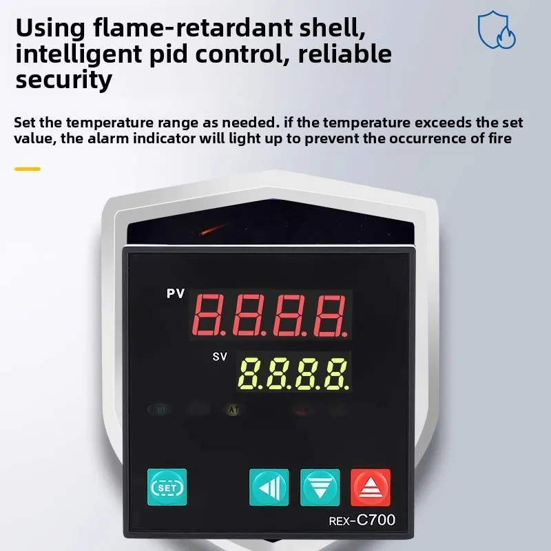 REX-C Series Digital Display Temperature Controller PID Thermostat Adjustable 100-240V