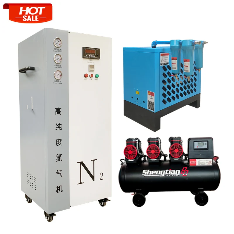 Small N2 Generator Nitrogen N2 Gas Generator PSA 5 Liters/min Nitrogen Machine Provided 220V Automatic 2 Years Nitrogen Purity