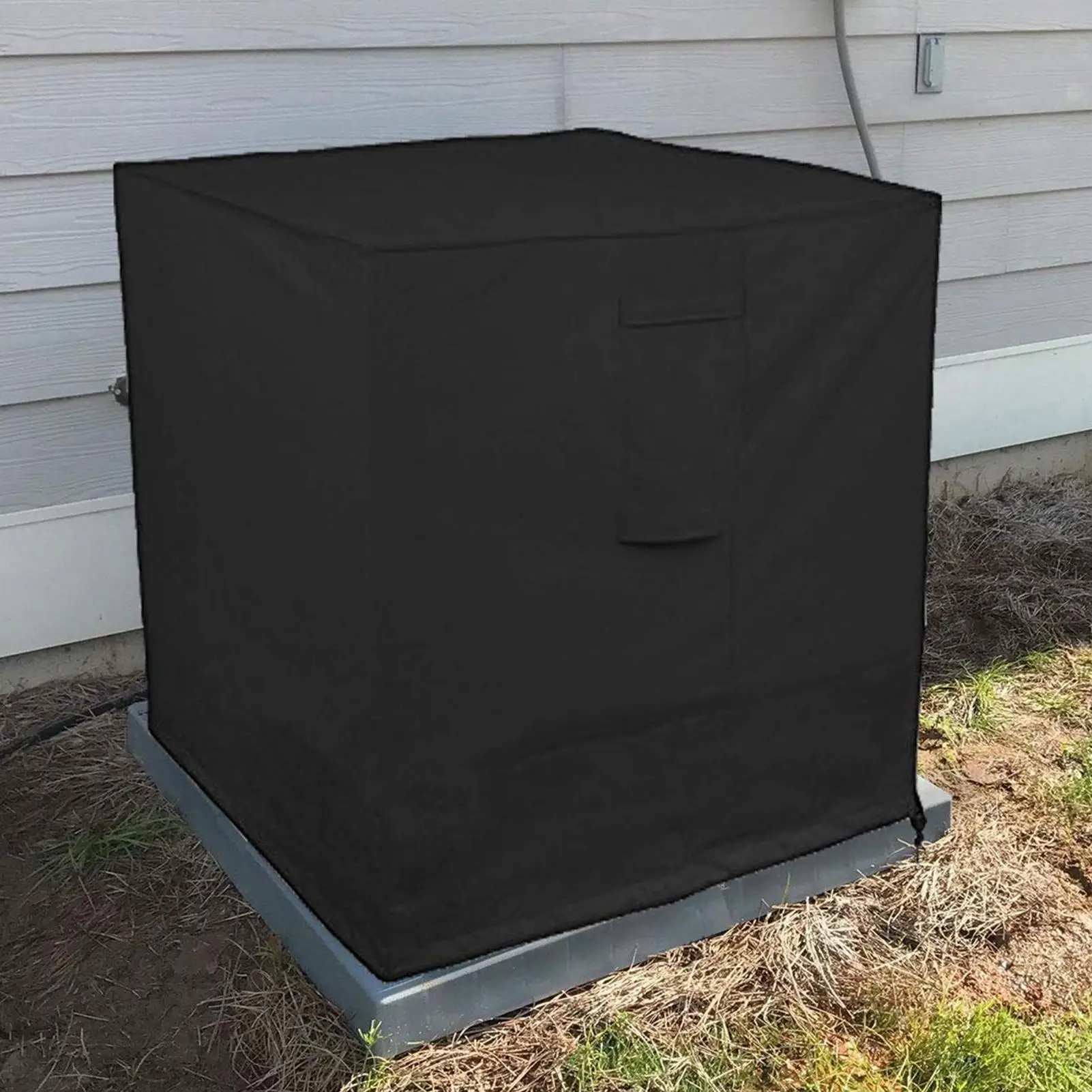 

HVAC Cover For Outside Unit Waterproof Condenser Shelter Square External Air Conditioner Cover For Winter Leaf Snow Sun